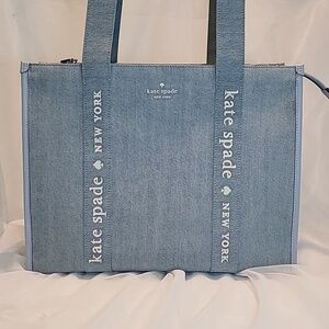 Kate Spade Denim Blue Tote